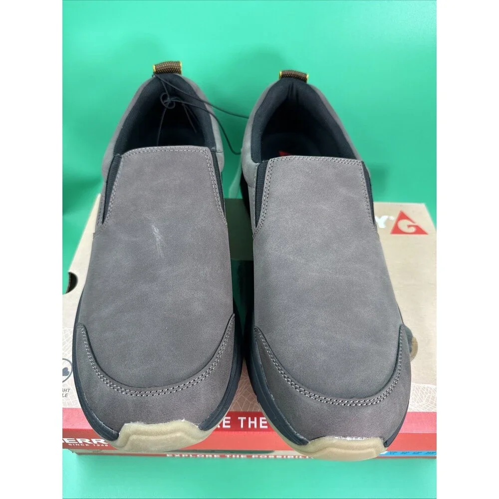 Gerry MOC II Men's Slip On Soft Lightweight Brown Shoes Size 12